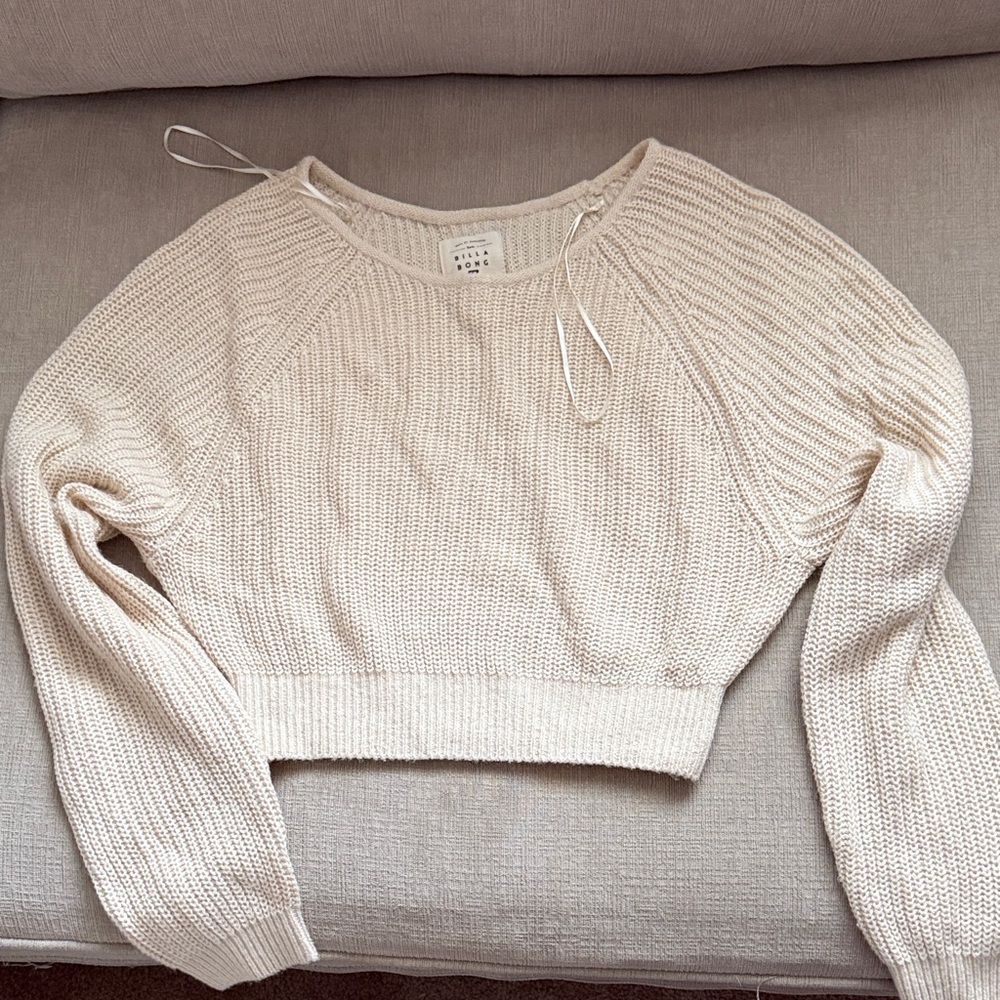 Billabong Cream Knit Sweater